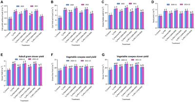 Exploring the potential of enhanced organic formulations for boosting crop productivity, nutrient utilization efficiency, and profitability in baby corn-kabuli gram-vegetable cowpea cropping system